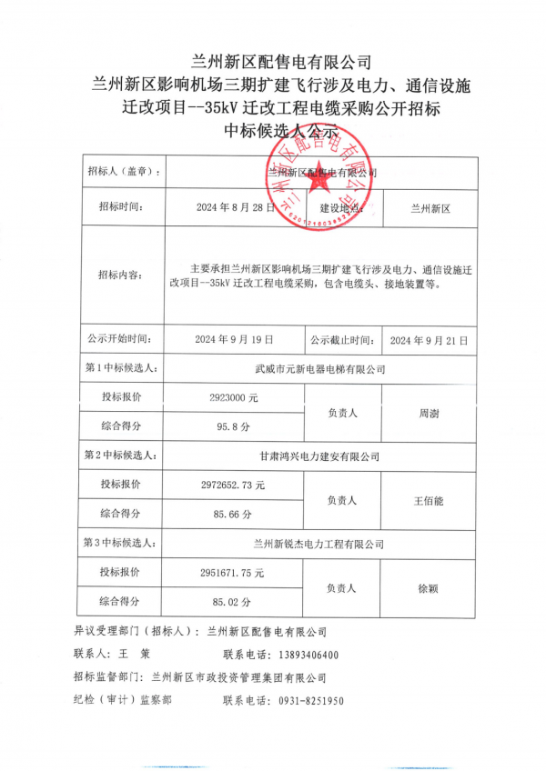 兰州新区影响机场三期扩建飞行涉及电力、通信设施迁改项目--35kV迁改工程电缆采购中标候选人公示_00.png
